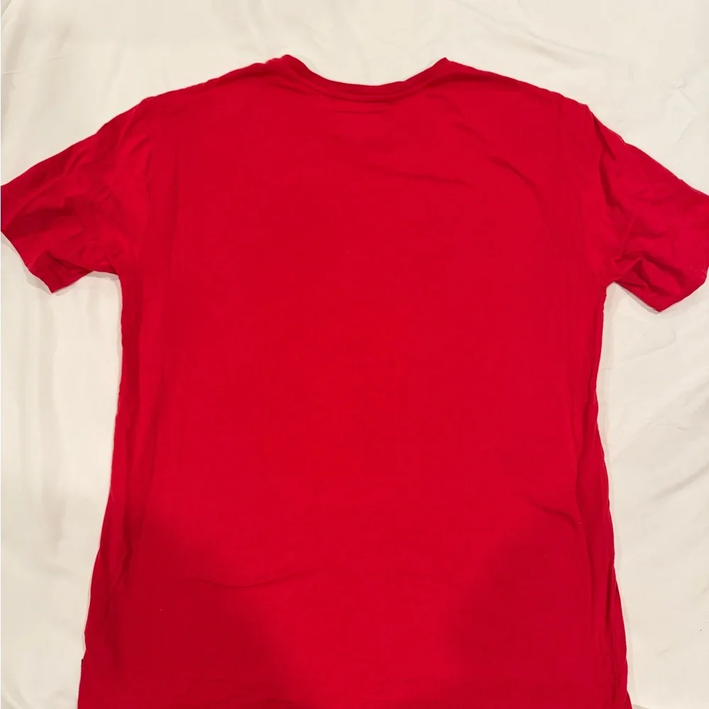 Armani Jeans Red Tee - Picture 2 of 4